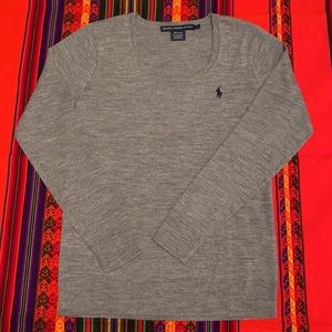 ¡LIKE NEW! Ralph Lauren Sport Merino Wool Scoop-Neck Sweater